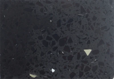 Marmo artificiale nero, simile alla pietra di quarzo